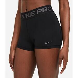 Nike Pro Womens 3” Short Black Size S NWT